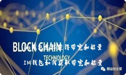 im钱包怎样获得带宽和能量

IM钱包如何获取带宽和能量